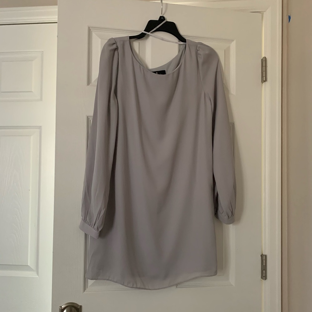 Lulus grey dress!